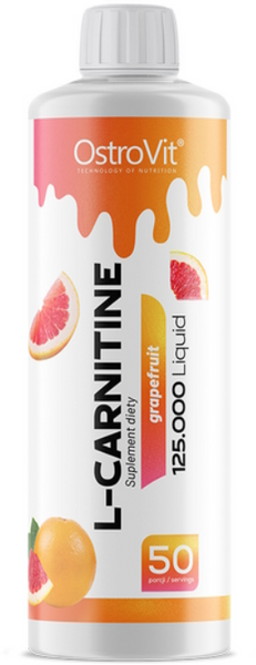 OstroVit L-Carnitine Base 125.000 500 ml liquid Grapefruit (Островіт L-карнітин) 1106149 фото