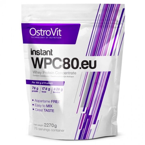 OstroVit Instant WPC80.eu 2270 g Cookies Cream (Островіт WPC80 Печиво Крем) 391969 фото