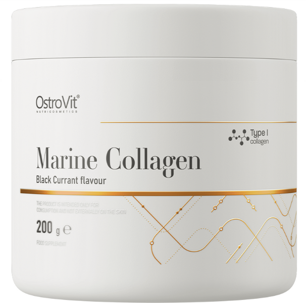 OstroVit Marine Collagen 200 г смак чорної смородини (Островіт Морський Колаген) 970189 фото