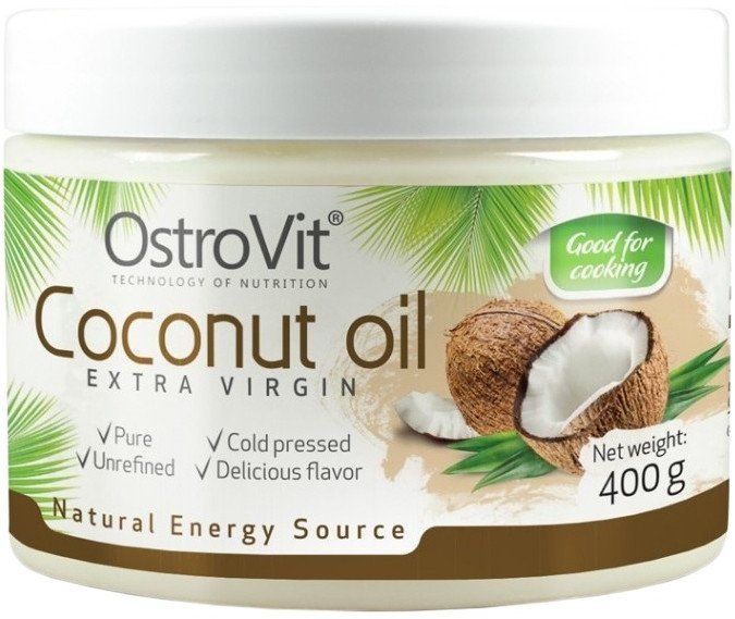 OstroVit Coconut Oil Extra Virgin 400 g (ОстроВіт Кокосова олія Extra Virgin) 390704 фото