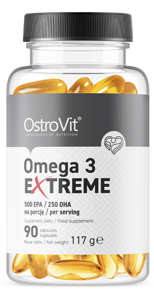 OstroVit Omega 3 Extreme 90 капсул (Островіт Омега 3 Екстрім) 970191 фото