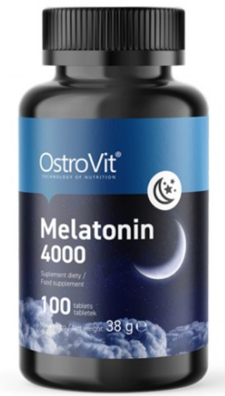 OstroVit Melatonin 4000 Мелатонин 100 таблеток (Островит Мелатонин) 1023018 фото