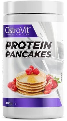 OstroVit Protein Pancakes 400 г Strawberry (Островіт Протеїнові Млинці Клубніка) 391976 фото