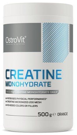 OstroVit Creatine Monohydrate 500 g Orange (ОстроВіт Креатин моногідрат Апельсин) 390709 фото