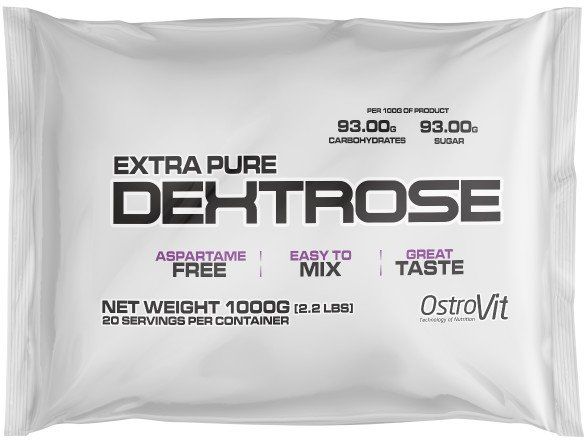 OstroVit Extra Pure Dextrose 1000 g Lemon (ОстроВіт Екстра Чиста декстроза Лимон) 512645 фото