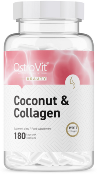 OstroVit Collagen & MCT Oil from coconut Морской коллаген + кокосовое масло MCT 180 капсул (Островит Коллаген & МСТ Масло) 1072834 фото