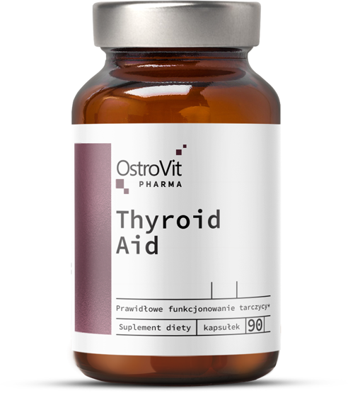 OstroVit Pharma Thyroid Aid L-тирозин 90 капсул (Островіт Підтримка щитоподібної залози тирозин) 970200 фото