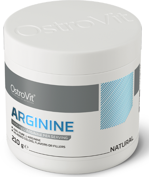 OstroVit Arginine 210 g Natural (ОстроВіт Аргінін Натуральний) 390663 фото