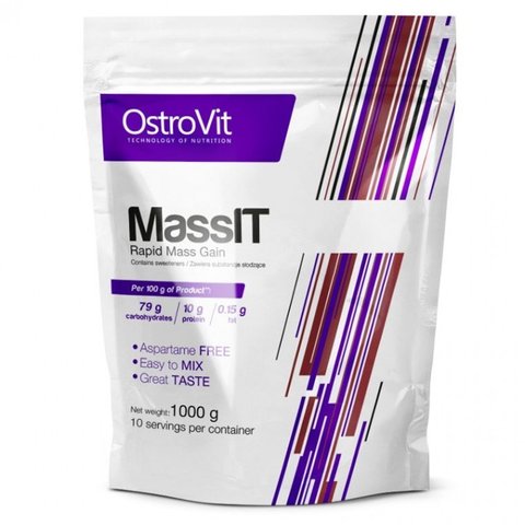 OstroVit MassIT 1000 g Strawberry (Островіт МасІТ Клубніка) 391340 фото