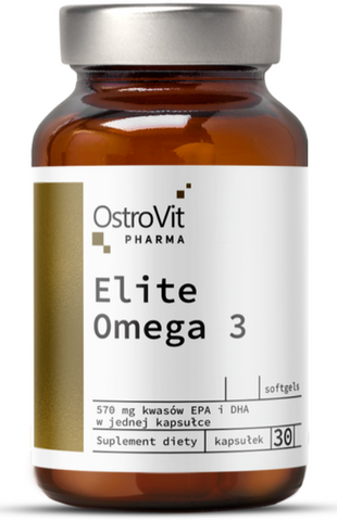 OstroVit Pharma Elite Omega 3 30 капсул (Островіт Омега 3) 1114677 фото