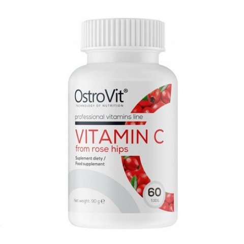 OstroVit Vitamin C From Rose Hips 60 таблеток (Островіт Вітамін С) 392045 фото