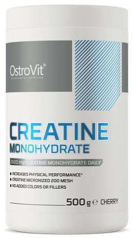 OstroVit Creatine Monohydrate 500 g Cherry (ОстроВіт Креатин моногідрат Вишня) 391285 фото