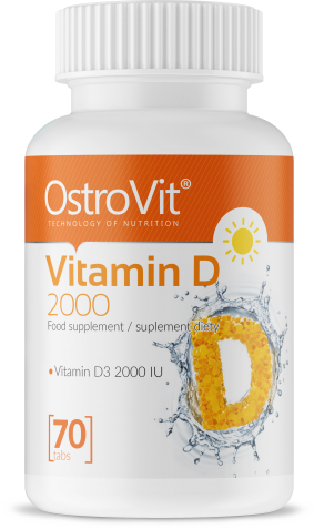 Ostrovit Vitamin D 2000 70 таблеток (Островіт Вітамін D) 392046 фото