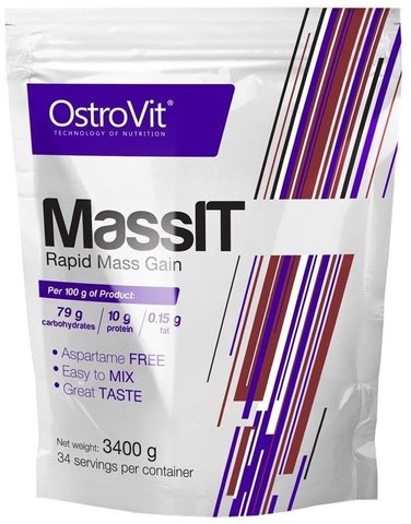 OstroVit MassIT 3400 g Coconut Cream (Островіт МасІТ Кокосовий Крем) 391343 фото