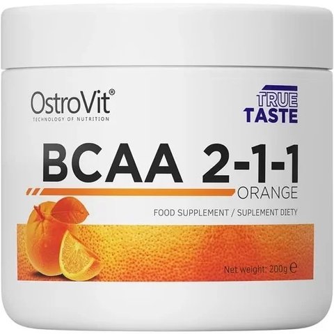 OstroVit BCAA 2-1-1 200 g Orange (ОстроВіт BCAA 2-1-1 Апельсин) 390671 фото