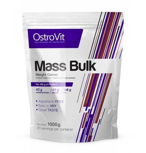 OstroVit Mass Bulk 1000 g Strawberry Banana (Островіт Масса Балк Клубніка-Банан) 512659 фото