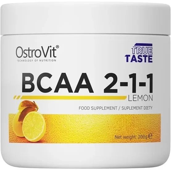 OstroVit BCAA 2-1-1 200 g Lemon (ОстроВіт BCAA 2-1-1 Лимон) 390673 фото