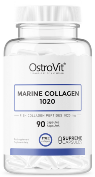 OstroVit Supreme Marine Collagen 1020 мг 90 капсул (Островіт Суприм Морський Колаген) 1072891 фото