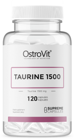 OstroVit Supreme Taurine 1500 мг 120 капсул (Островіт Супрім Таурин) 1072892 фото