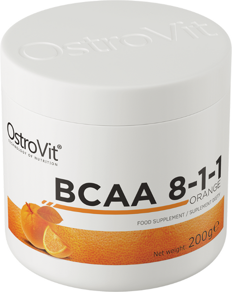 OstroVit BCAA 8-1-1 200 g Orange (Островит ВСАА Апельсин) 390678 фото