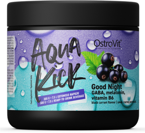 OstroVit Aqua Kick Good Night 300 г вкус чёрная смородина (Островит Аква Кик Гамма-аминомаслянная кислота) 1072818 фото