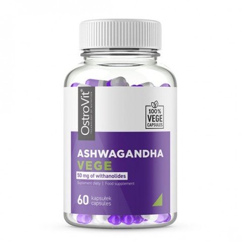 OstroVit Ashwagandha 60 таблеток (ОстроВіт Ашваганда) 788862 фото