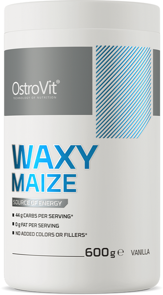 OstroVit Waxy Maize 600 g Vanilla складні вуглеводи (Островіт Воскова Кукурудза Ваніль) 537020 фото