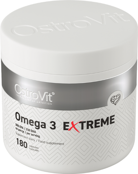 OstroVit Omega 3 Extreme 180 капсул (Островіт Омега 3 Екстрім) 1325899 фото