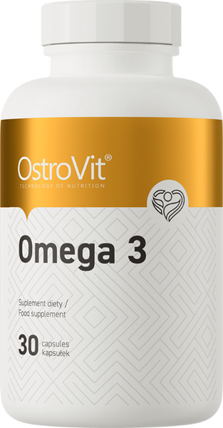 OstroVit Omega 3 Омега 3 30 капсул (Островіт Омега 3) 391361 фото