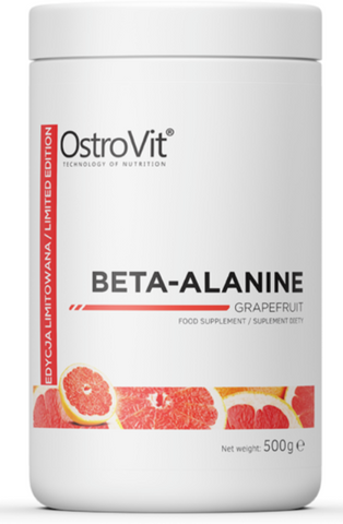 OstroVit Beta-Alanine 500 г смак грейпфрут (ОстроВіт Бета-Аланін Грейпфрут) 1072825 фото