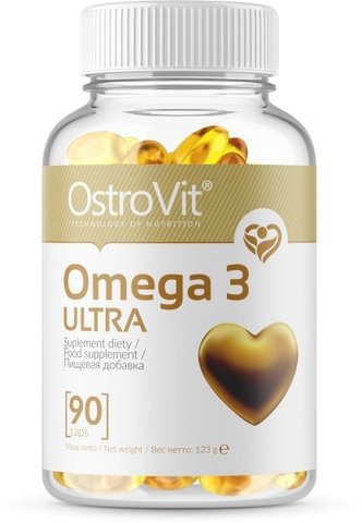 OstroVit Omega 3 Ultra 90 капсул (Островіт Омега 3 Ультра) 537027 фото