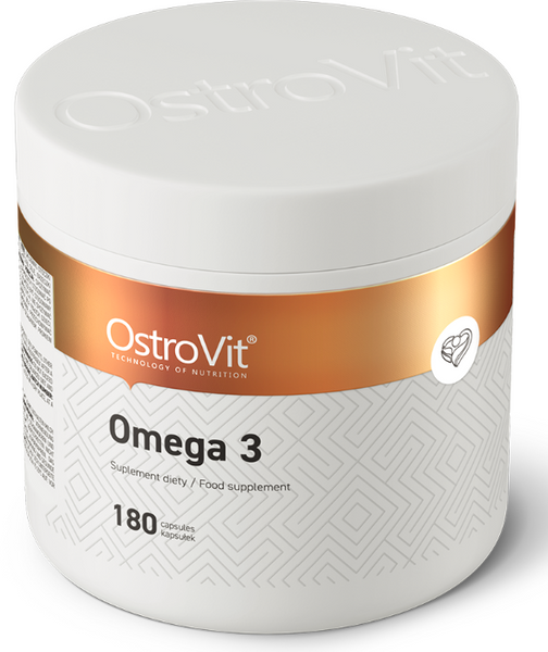 OstroVit Omega 3 180 капсул (Островіт Омега 3) 511767 фото