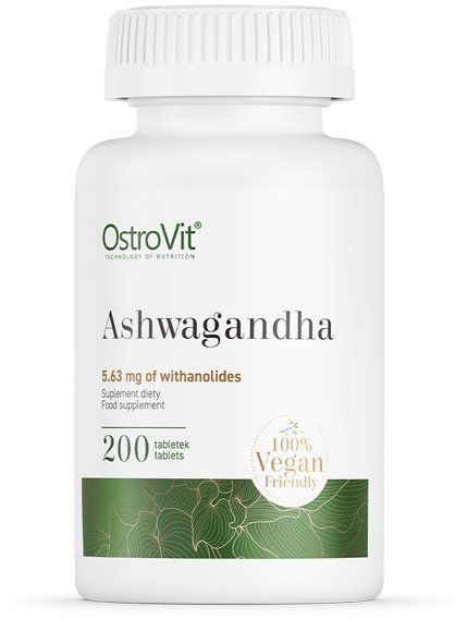 OstroVit Ashwagandha 200 таблеток (ОстроВіт Ашваганда) 970185 фото